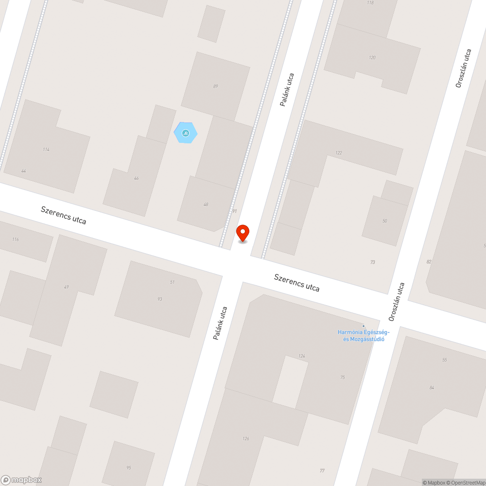 Sérülést okozó fekvőrendőr bejelentés helye