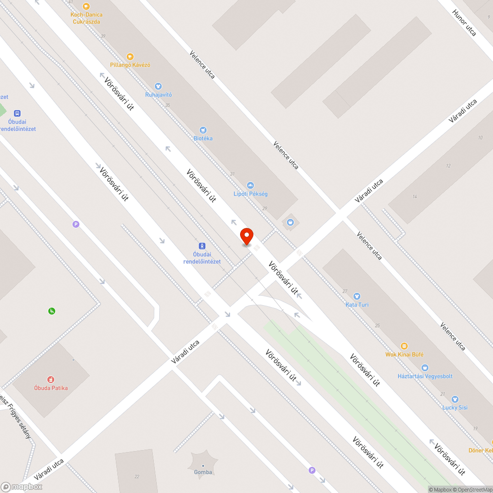 Sérült tábla bejelentés helye