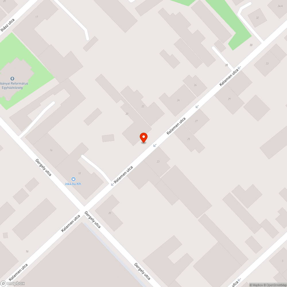 Elhagyott jármű bejelentés helye