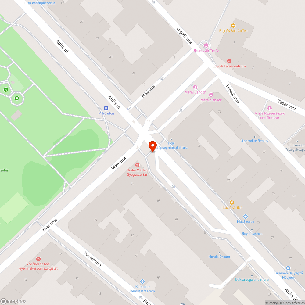 Sérült szegély bejelentés helye