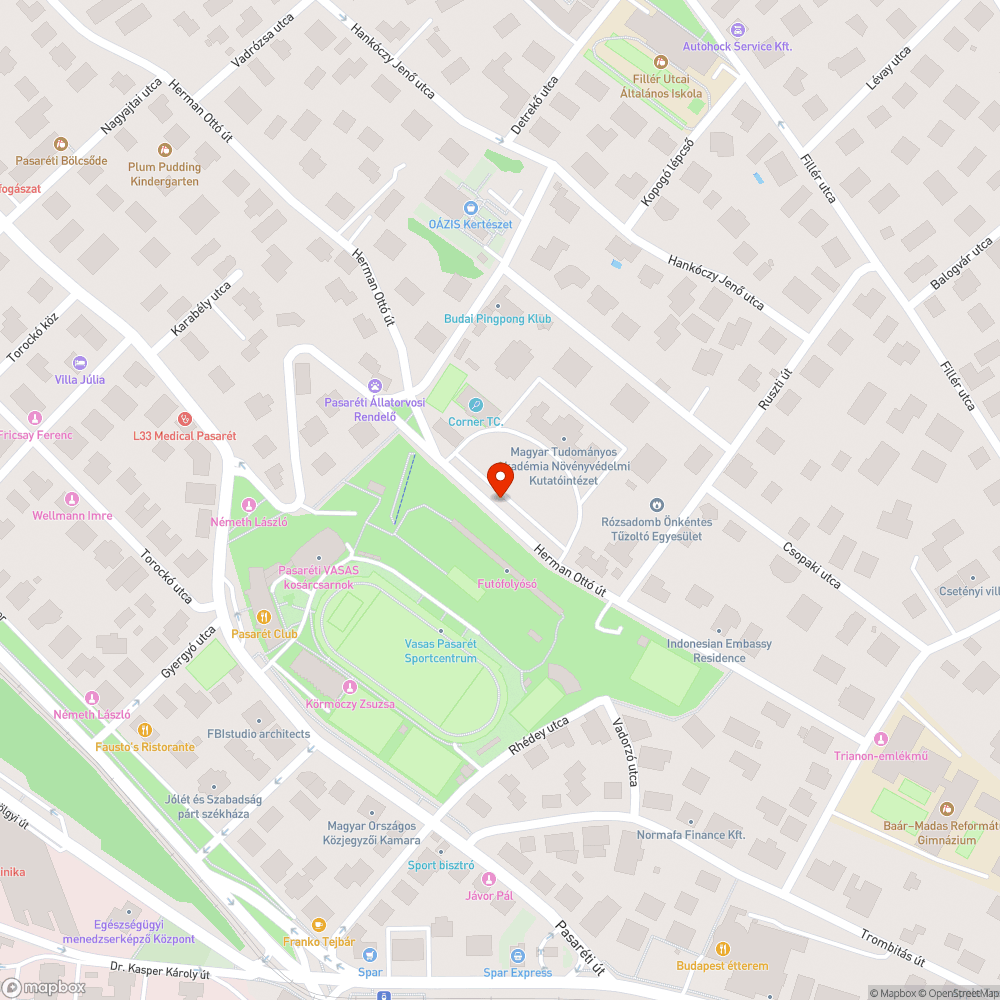 Csatornafedel melletti burkolatsullyedes bejelentés helye