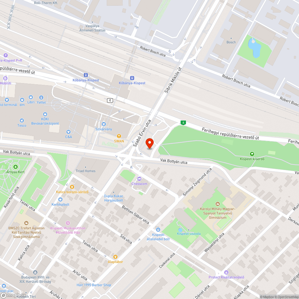 Kidőlt tábla bejelentés helye