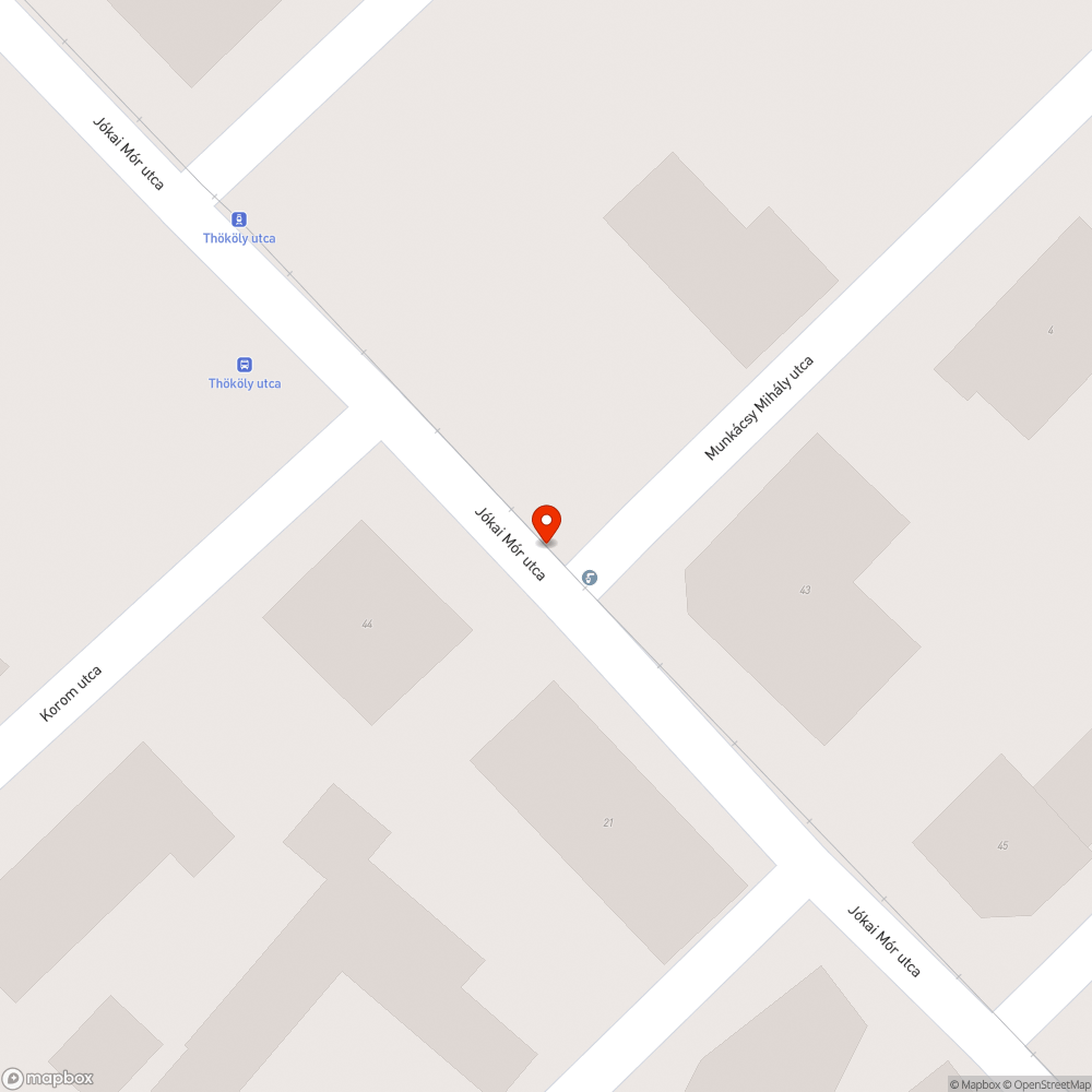 Házról lehullott áthidaló bejelentés helye