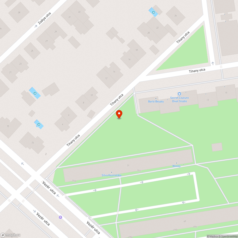 Kiszáradt fa bejelentés helye