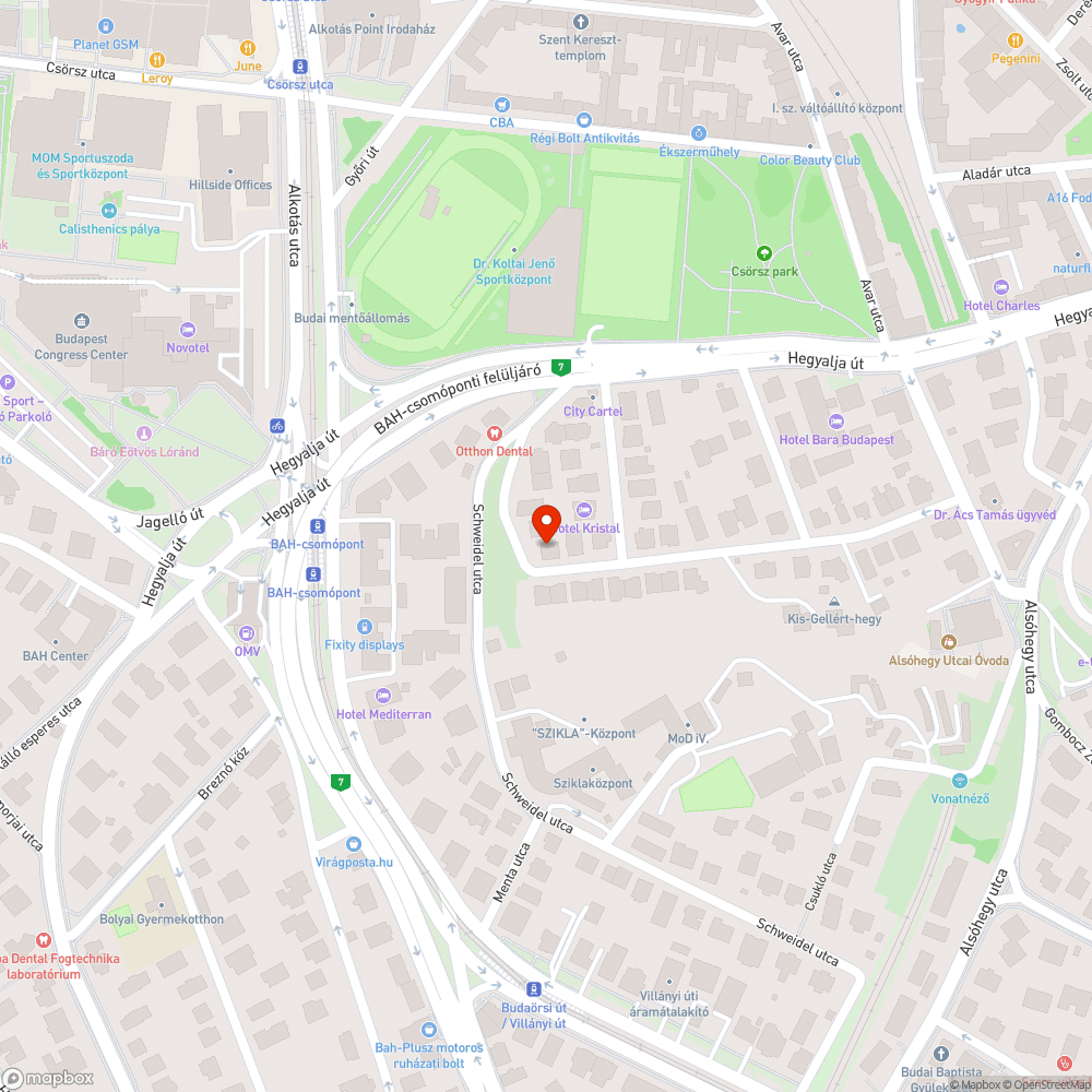 Szegélykő hiányok bejelentés helye