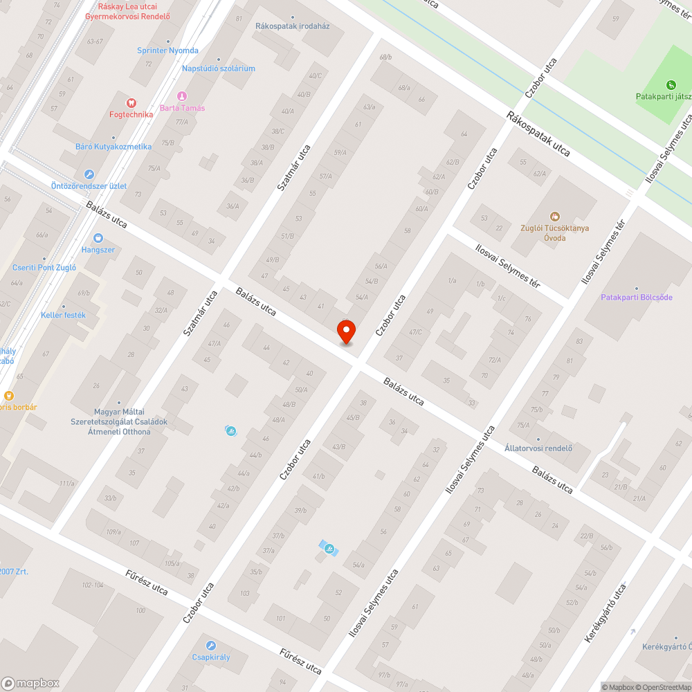 Veszélyes fa bejelentés helye