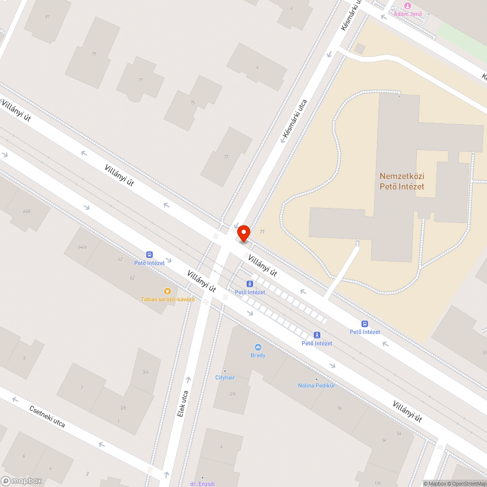 Takaritatlan bicikli tároló bejelentés helye