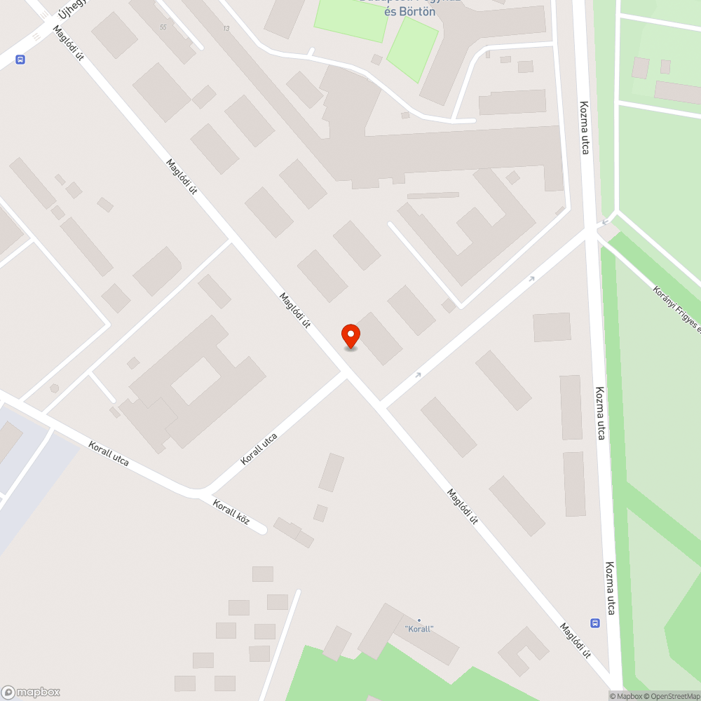 Elhagyott autó bejelentés helye