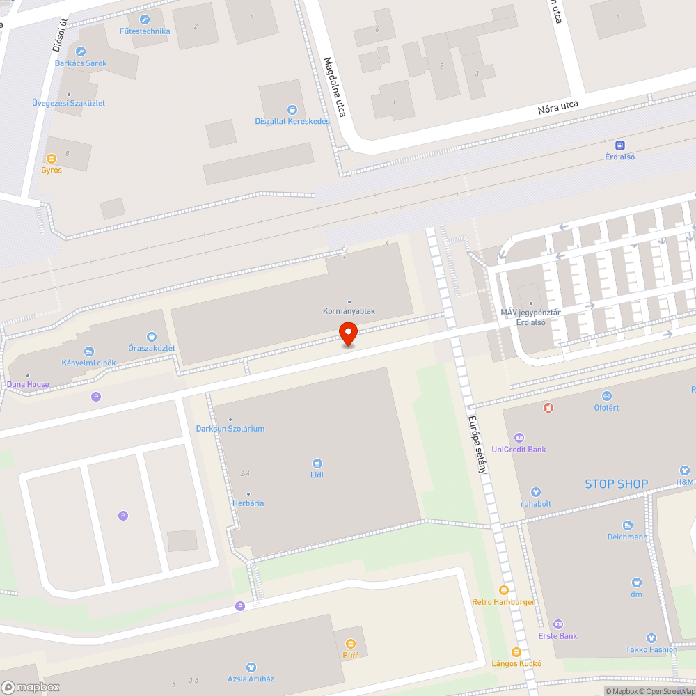 Roncs autó bejelentés helye