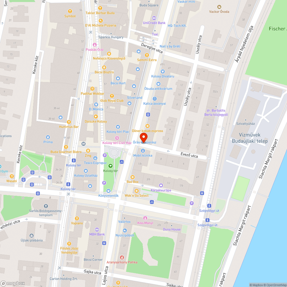 Kátyú bejelentés helye