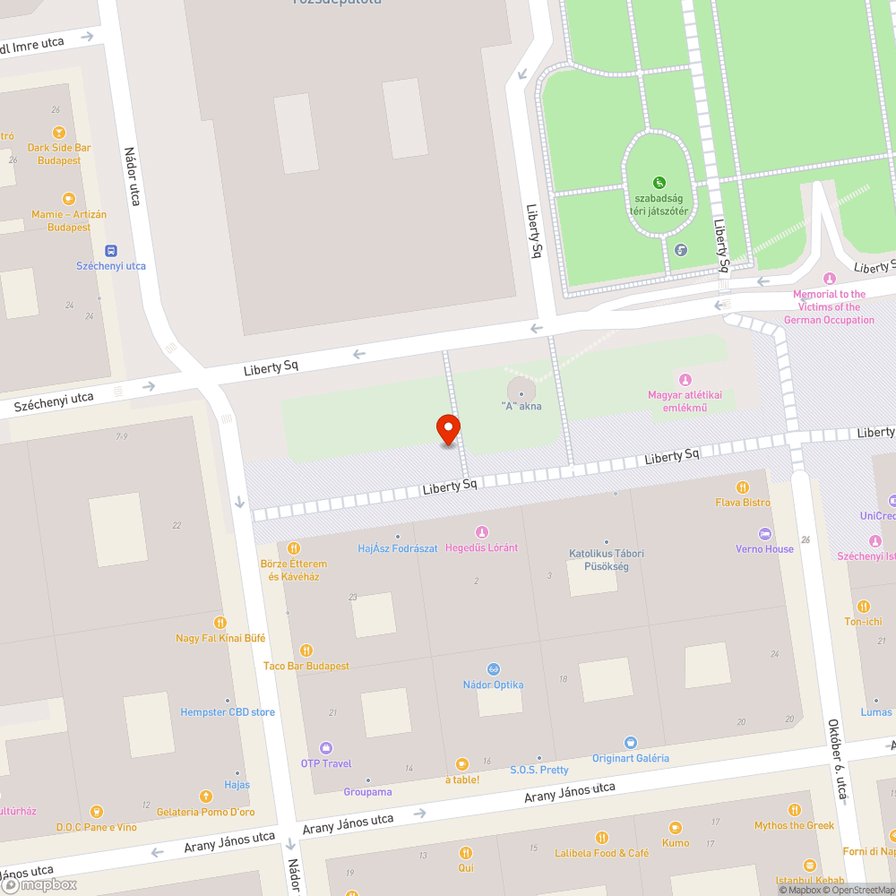 Úthibák bejelentés helye