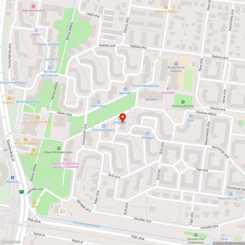 Megrepedt járda bejelentés helye