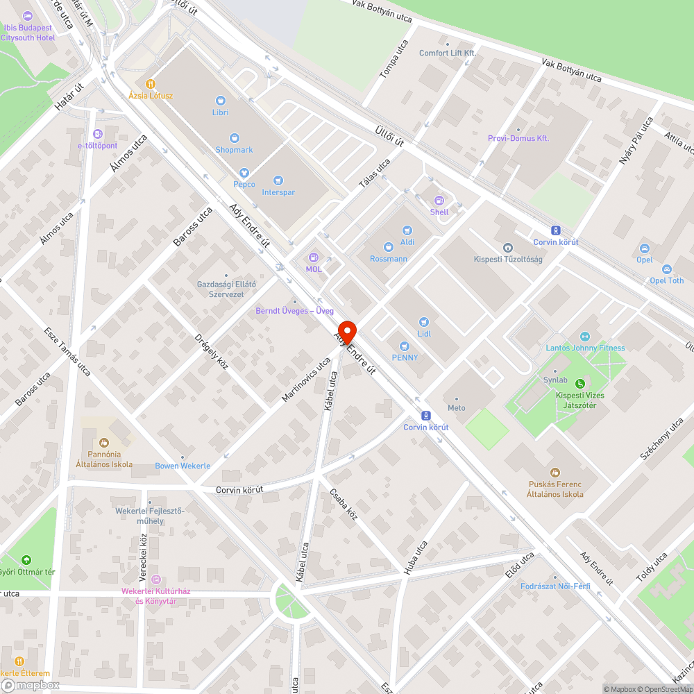 Kidőlt közlekedési tábla bejelentés helye