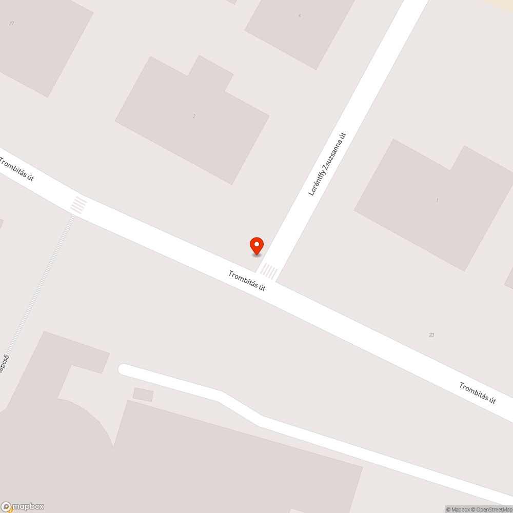 Összetört járda bejelentés helye