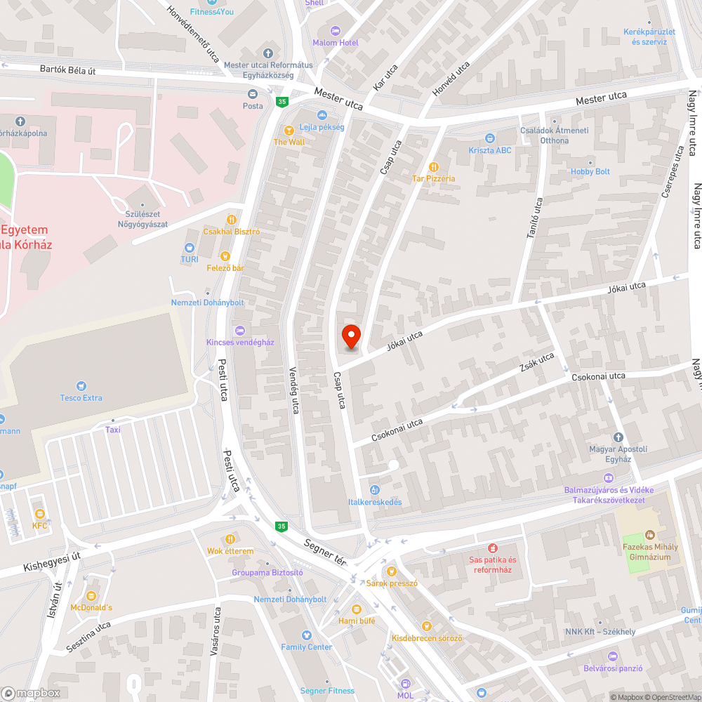 Nem látható KRESZ tábla bejelentés helye