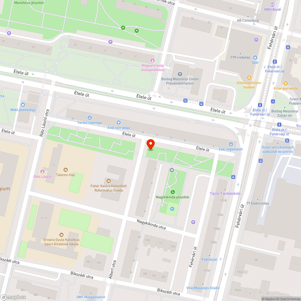 Elfeledett karácsonyfák bejelentés helye