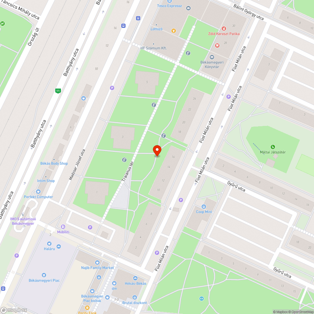 Évek óta fennálló közvilágítás-hiány és összetört lámpatestek bejelentés helye