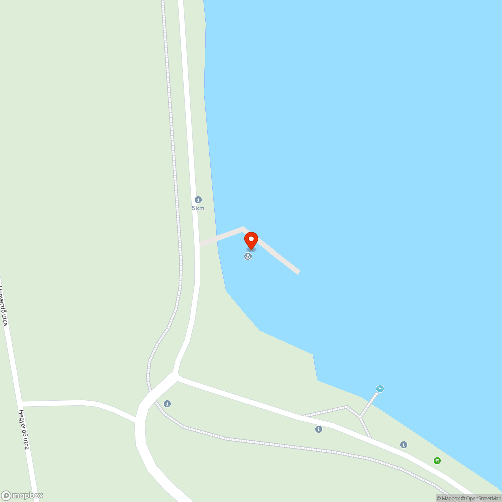 Korhadt stég bejelentés helye