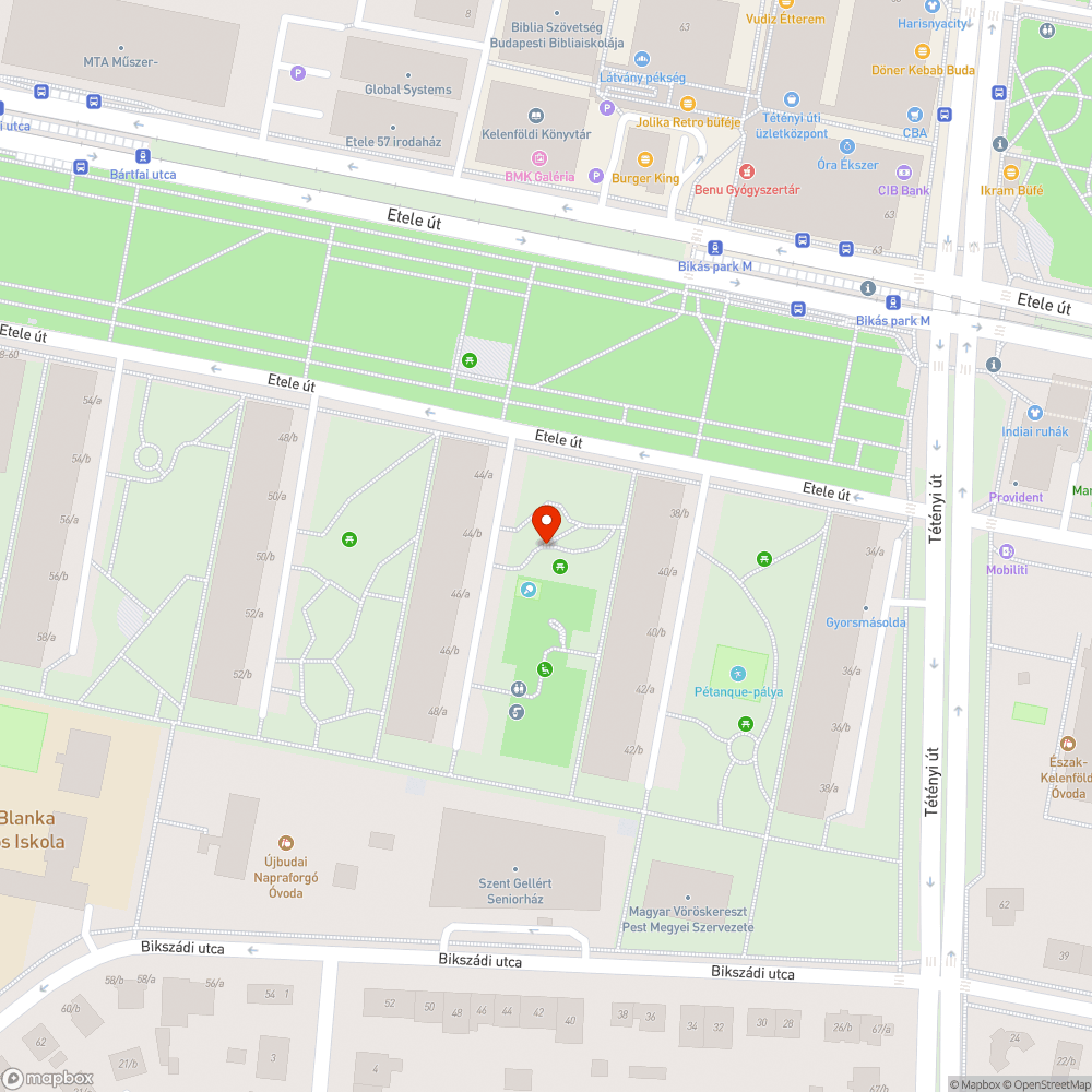 Kiszáradt fák bejelentés helye