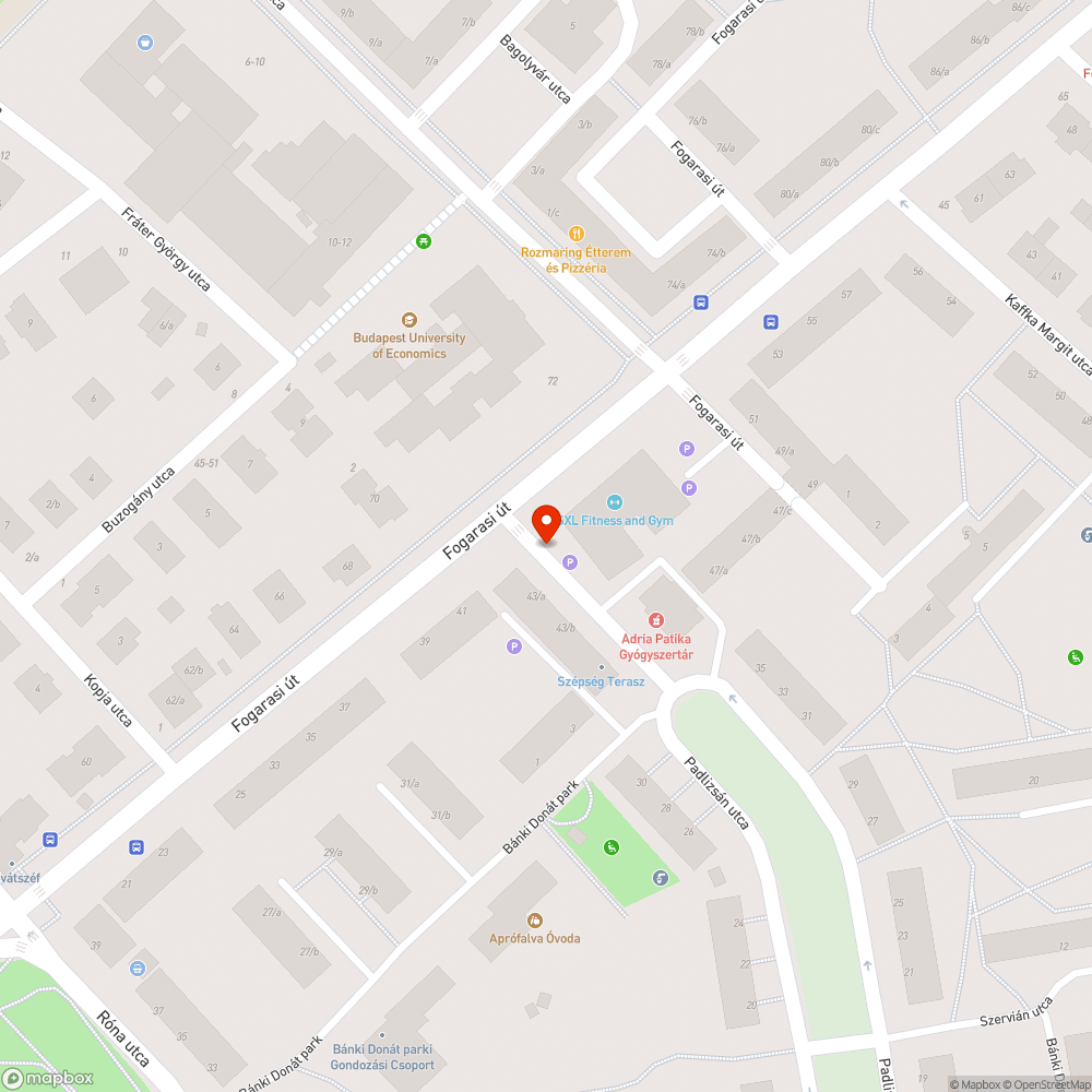 Lekopott parkolni tilos sarga felfestes bejelentés helye