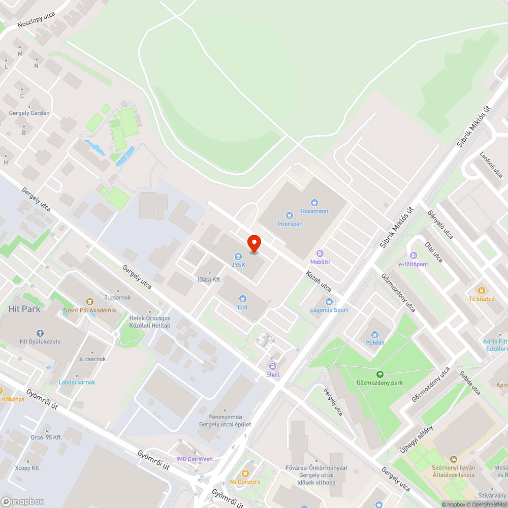 Roncsautó a JYSK parkolójában bejelentés helye