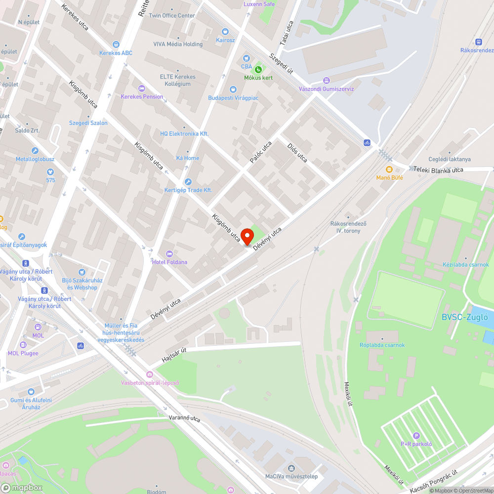 Lejárt műszakis, defektes autó parkol bejelentés helye