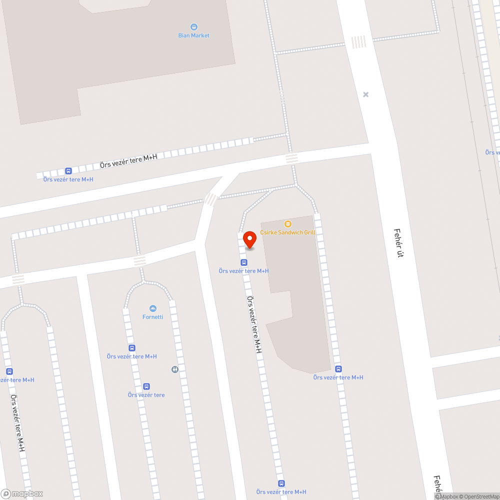 Kiégett citylight bejelentés helye