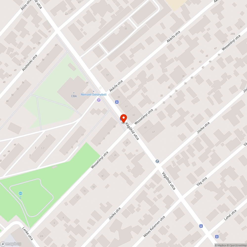 Szemét bejelentés helye