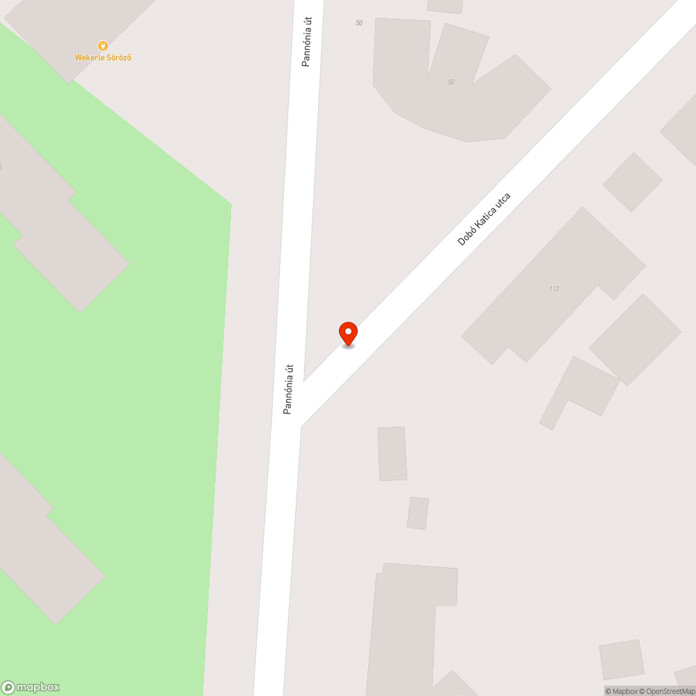 Kátyúk az úton bejelentés helye