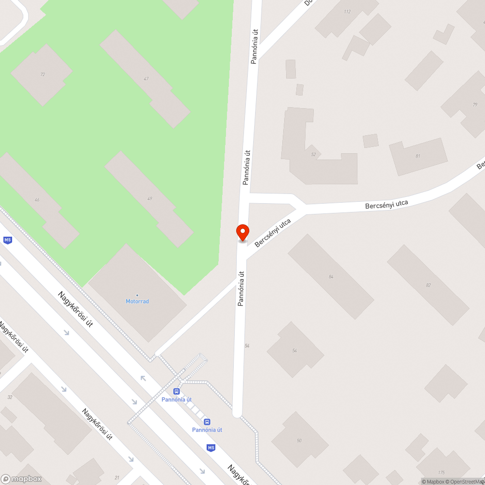 Hatalmas kátyúk bejelentés helye