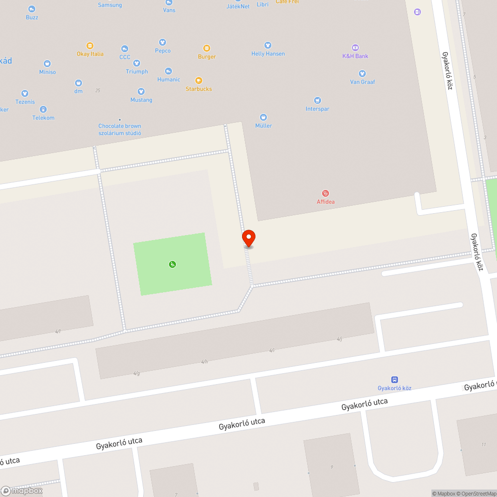 Leamortizálódott fal és kitört lámpák bejelentés helye