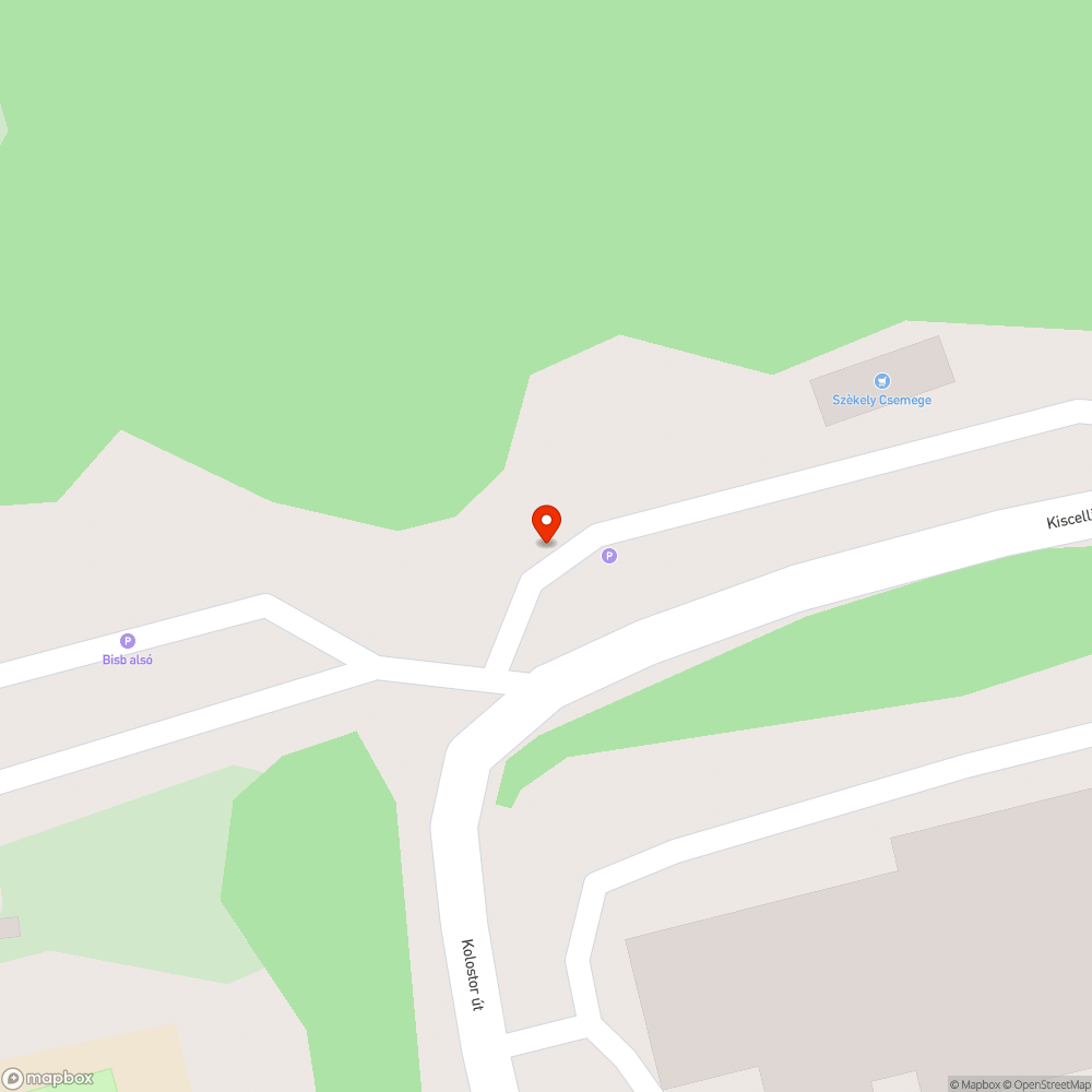 Elhagyott autó bejelentés helye