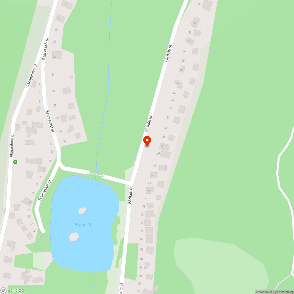 Közterületen tárolt roncsautó bejelentés helye