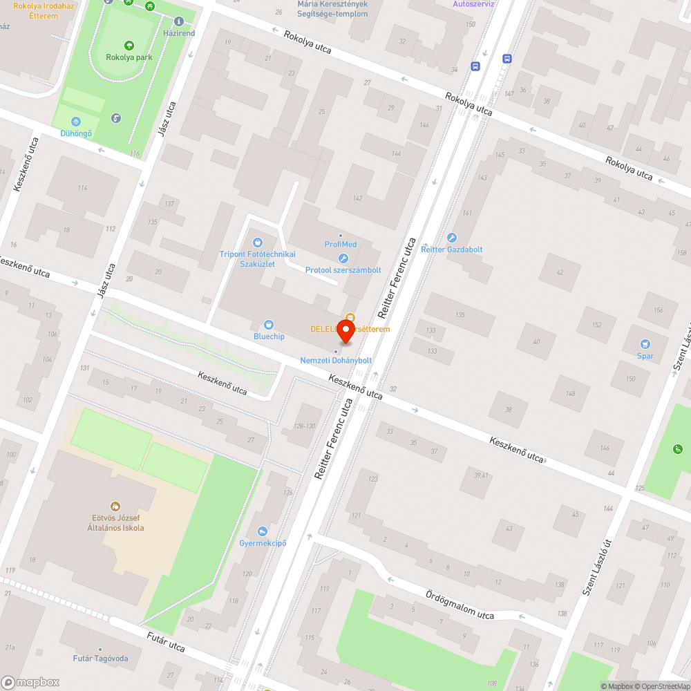 Sérült keret bejelentés helye