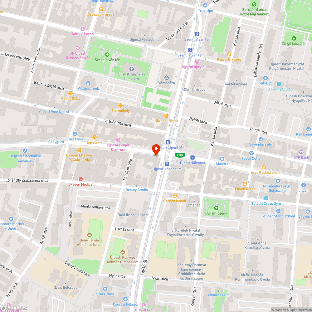 Galambürülék bejelentés helye