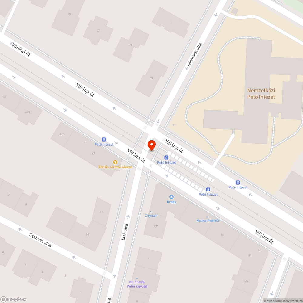 Széttört sarok bejelentés helye