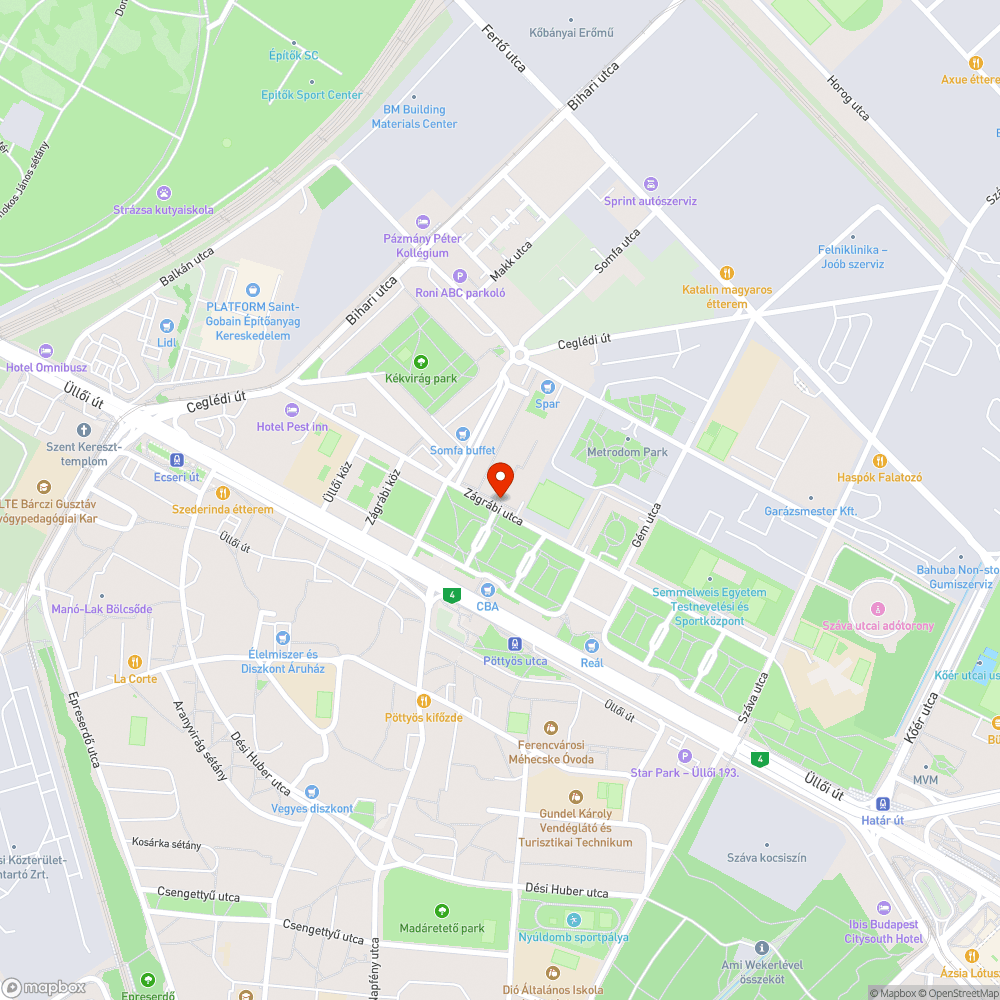 Kiszáradt fák bejelentés helye