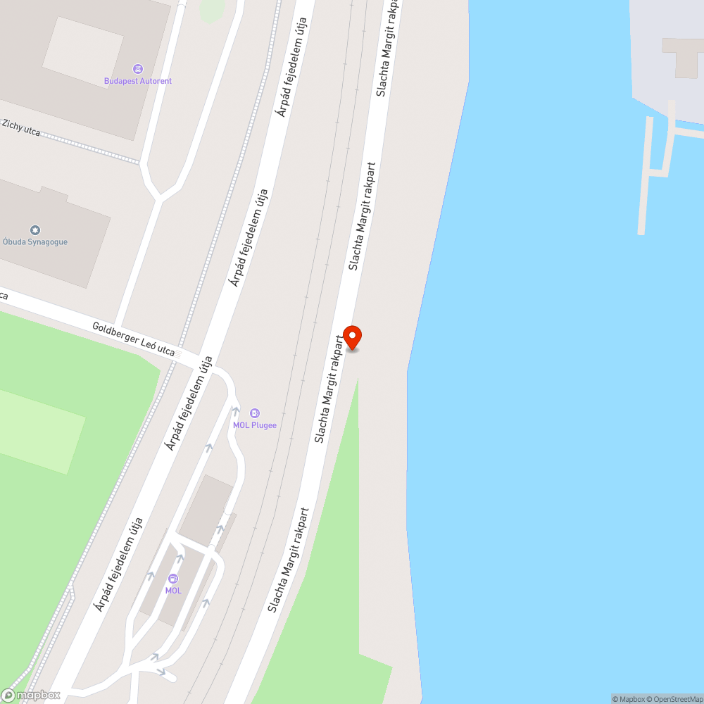 Sérült szalagkorlát bejelentés helye