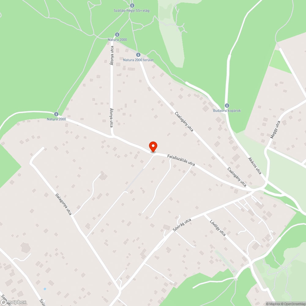 Elhagyott gépkocsi bejelentés helye