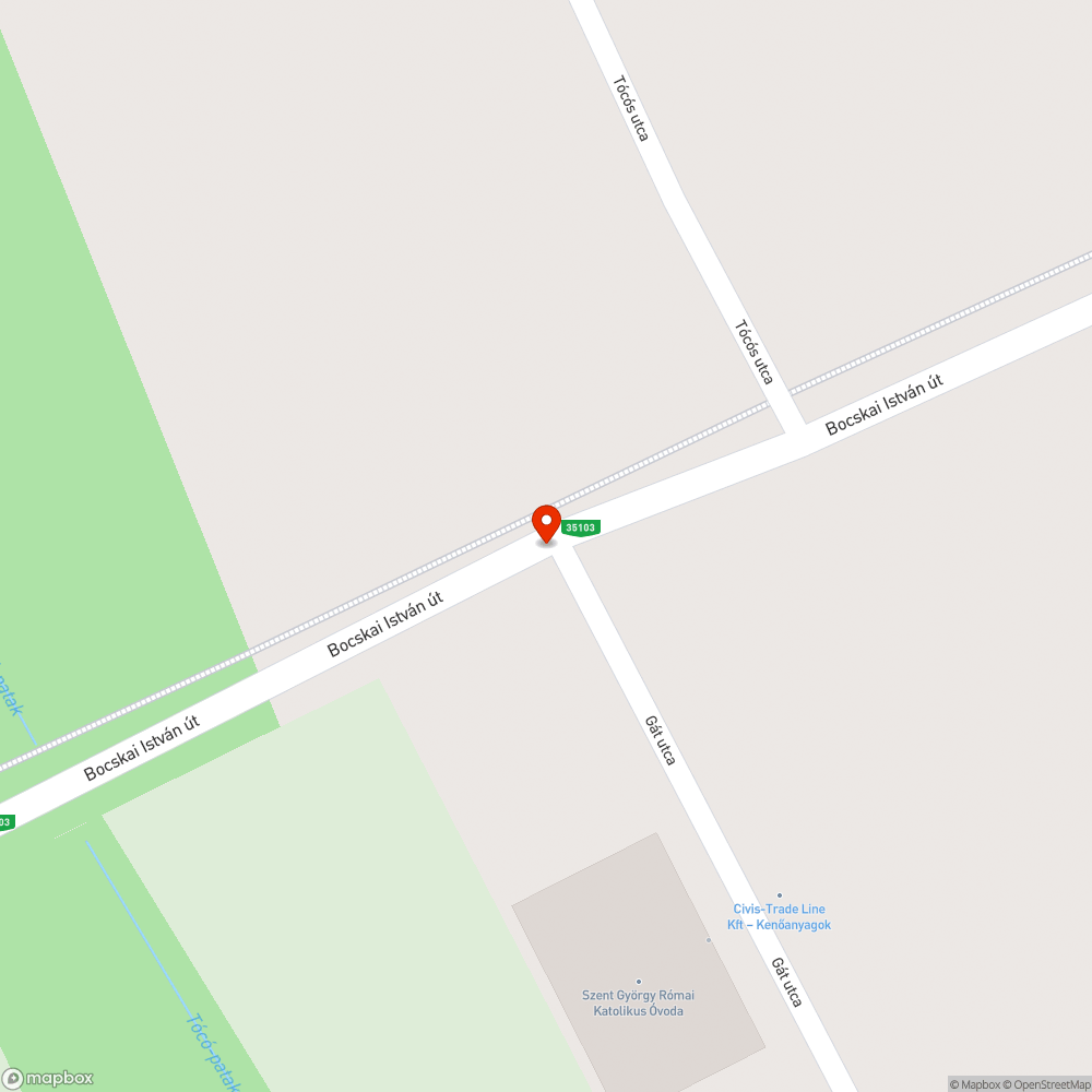 Telekom közmű lepattogzott festék bejelentés helye