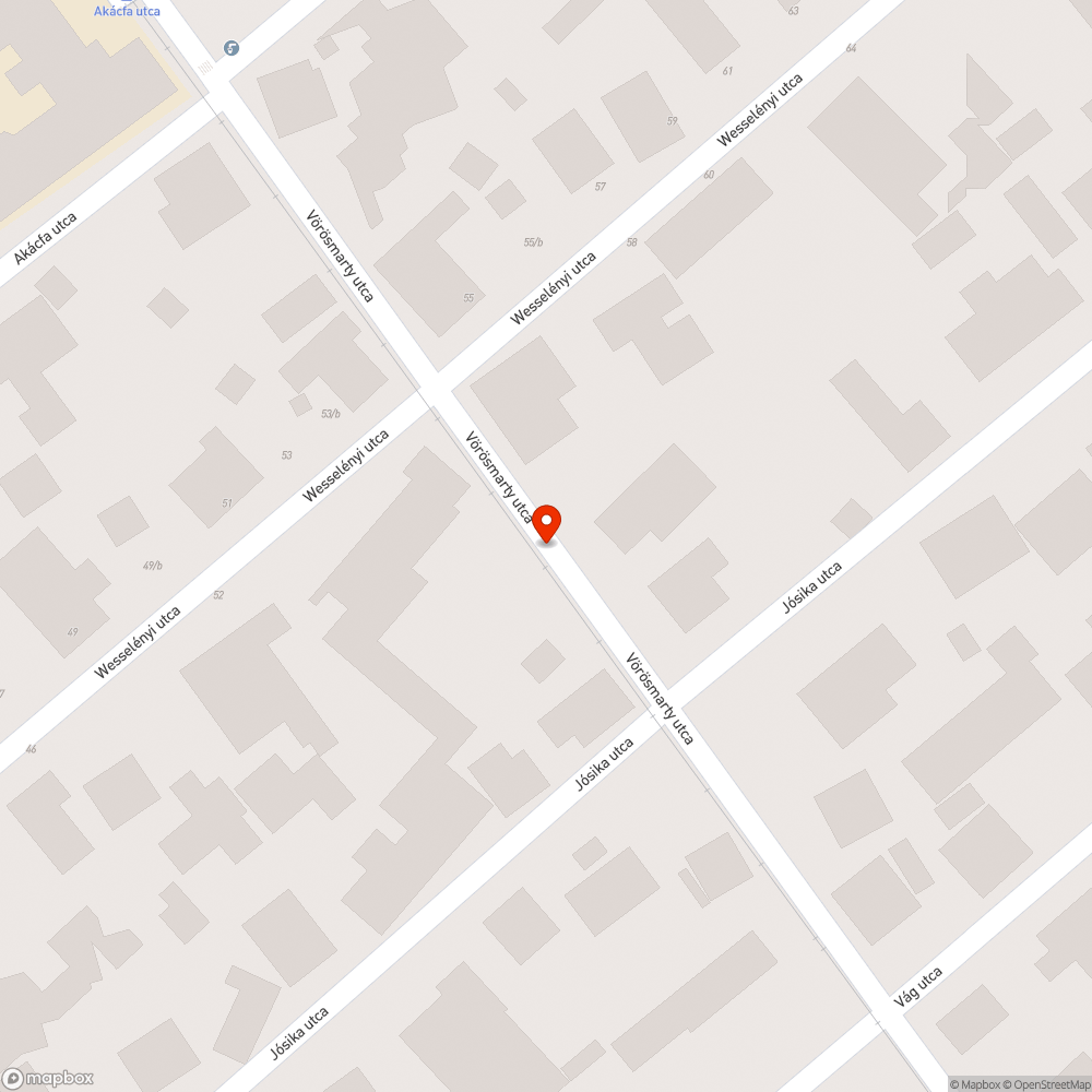 Törött villamossín bejelentés helye