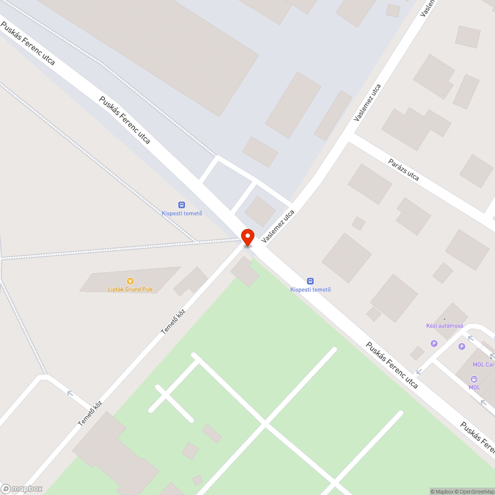 Leszakadt vezeték bejelentés helye