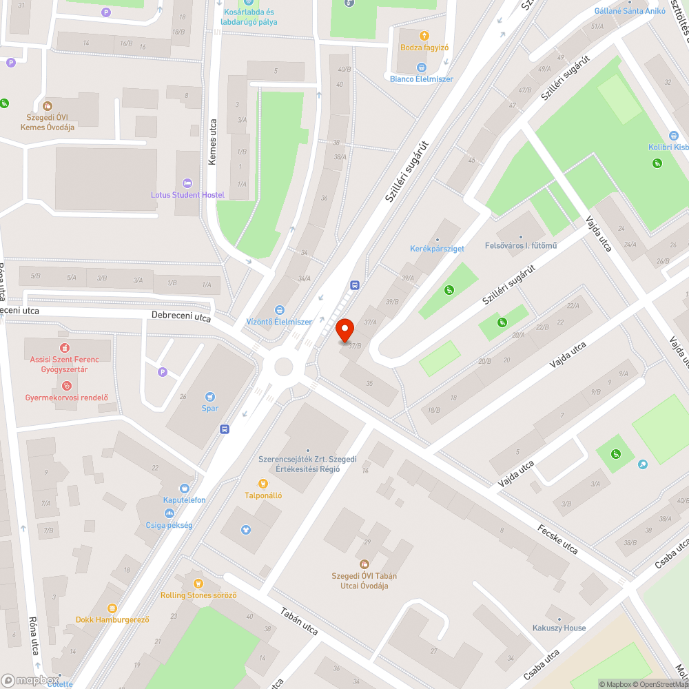 Közterületre kirakott rossz hűtőpult bejelentés helye