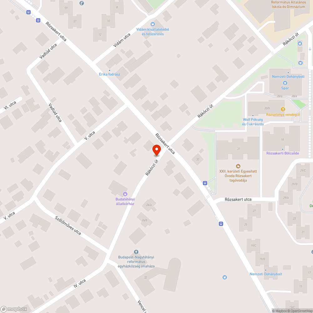 Elhagyott Opel bejelentés helye