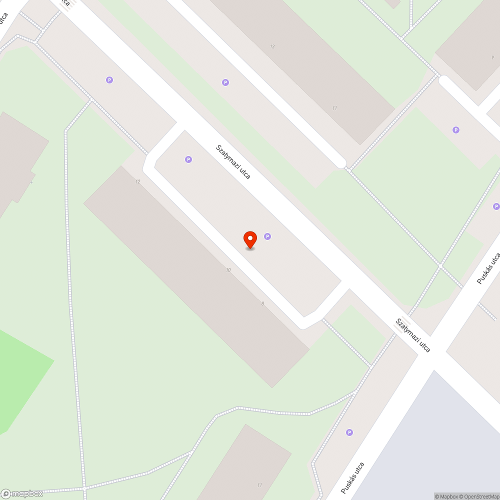 Elégett szeméttároló bejelentés helye