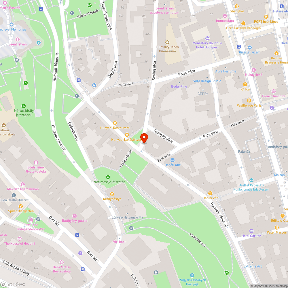 Meggyalázott, elfordult tábla bejelentés helye