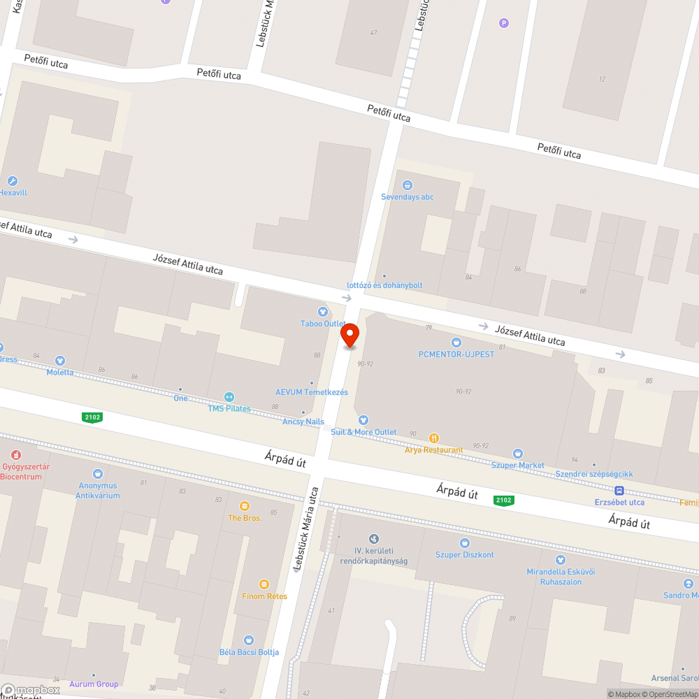 Félbemaradt aszfaltozás bejelentés helye