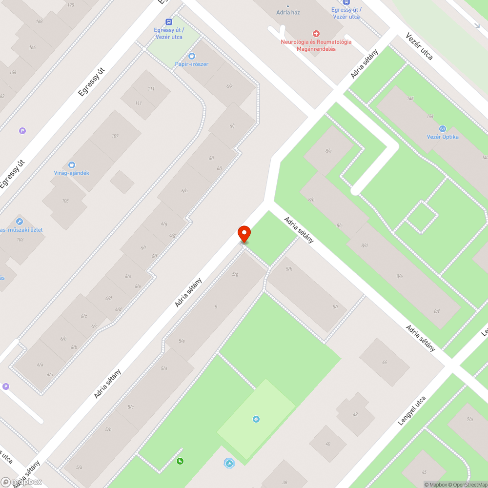 Felrepedt járda bejelentés helye