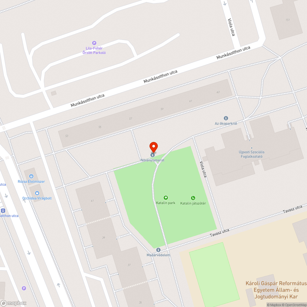 Megrongálódott tájékoztató táblák bejelentés helye