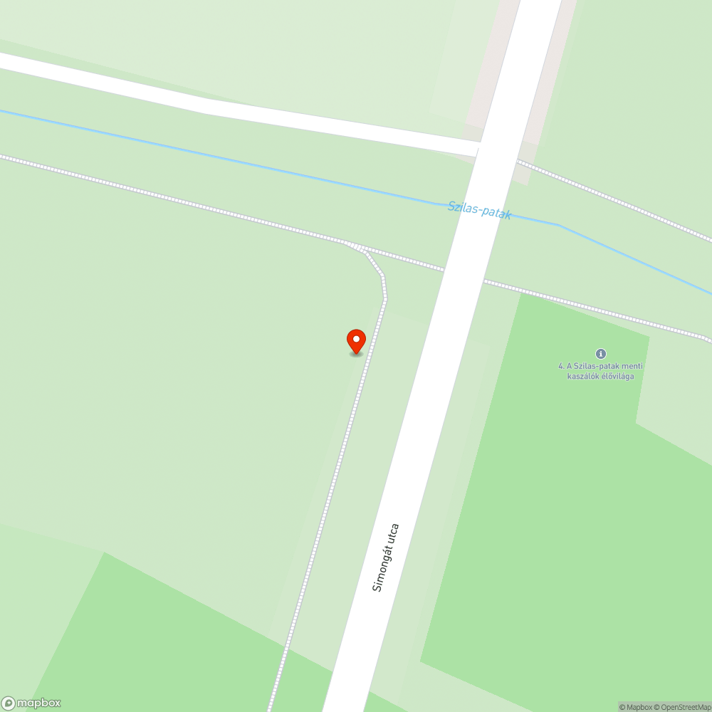 Elhagyott oszlop bejelentés helye